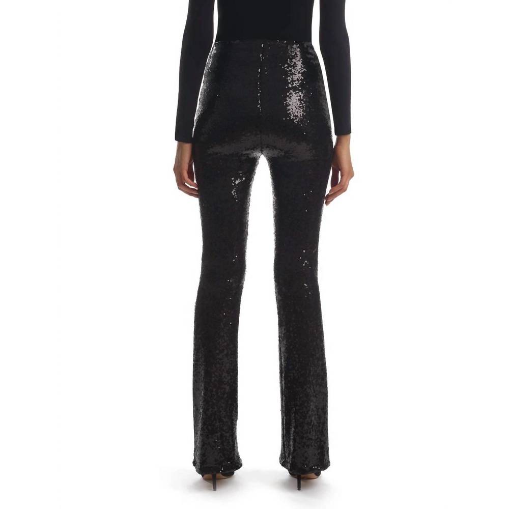 NEW COMMANDO sequin flared legging in black - Picture 2 of 2